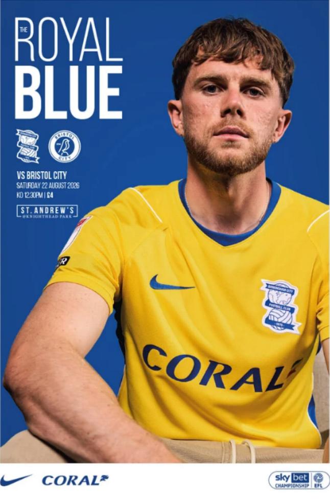 BIRMINGHAM CITY v BRISTOL CITY 2026/27